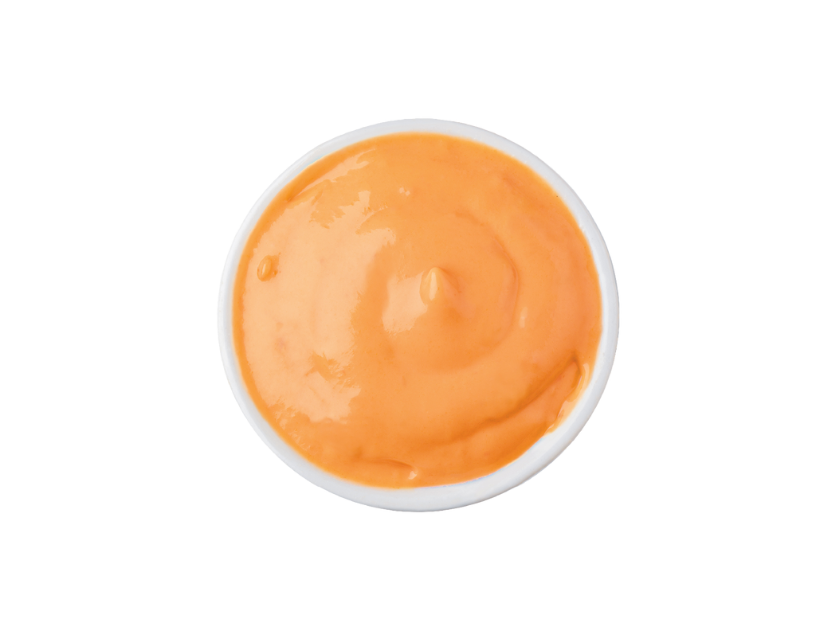 Portion of habanero sauce