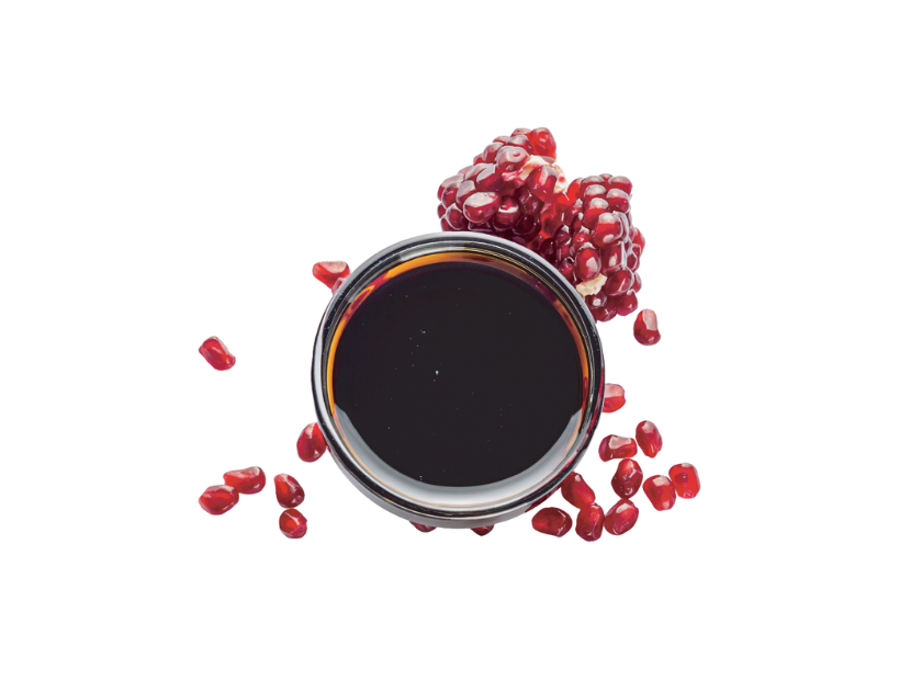 Portion of pomegranate molasses